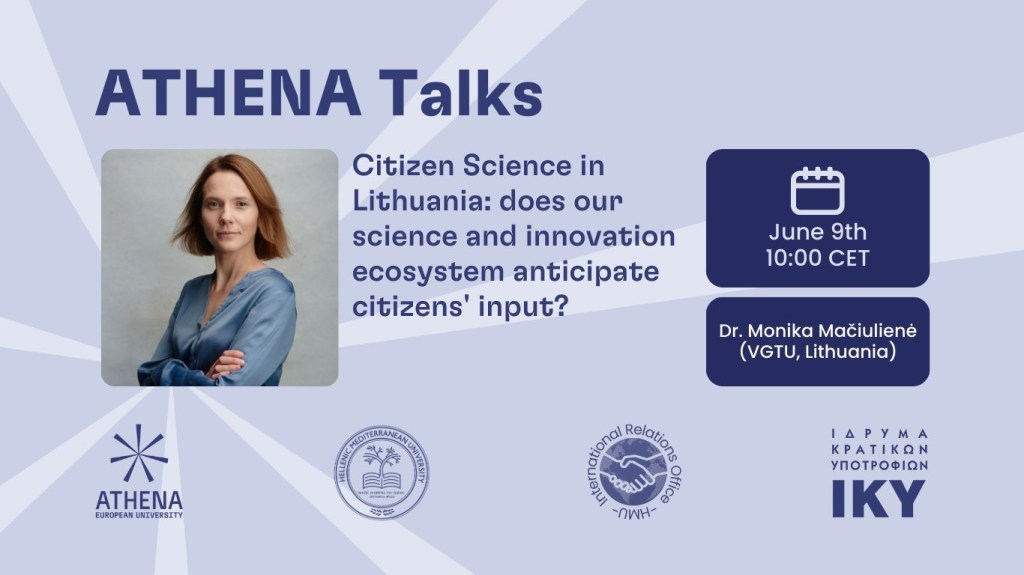 ATHENA Talks x Piliečių mokslas
